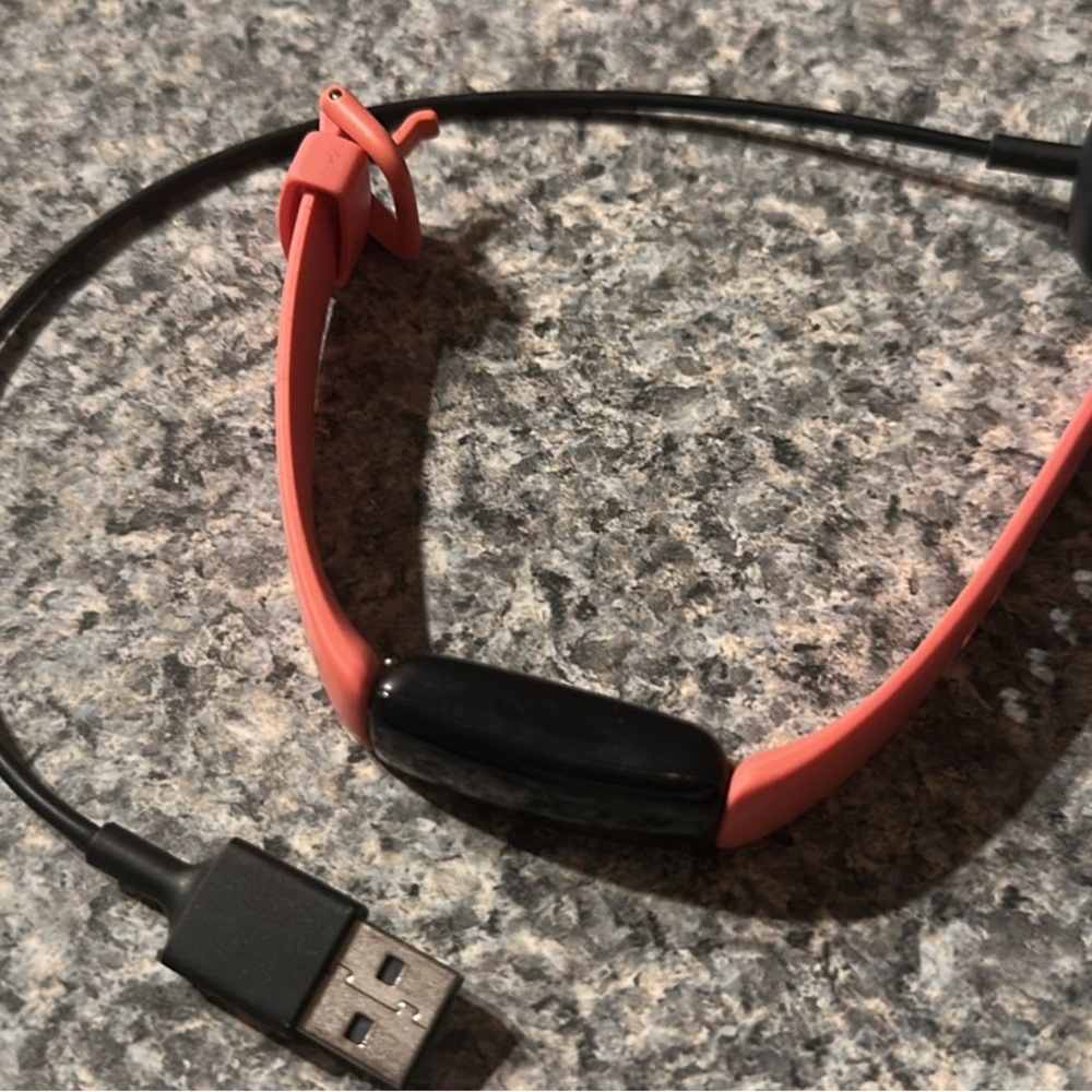 Fitbit Inspire 2 Coral and Black Fitness Tracker